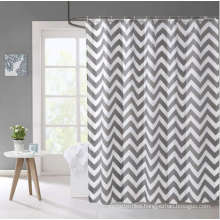 luxury geometry printed bathroom shower curtain